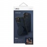 Чехол подставка Uniq NOVO with magnetic grip для iPhone 14 Pro Max, синий