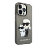 Чехол Lagerfeld NFT Karl & Choupette Hard Translucent для iPhone 14 Pro, черный