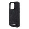 Karl Lagerfeld для iPhone 15 Pro чехол PU Quilted Logo pattern Hard Black