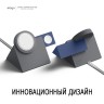 Elago подставка MagSafe Stand MS5 Duo iPhone/Apple Watch Grey/Blue