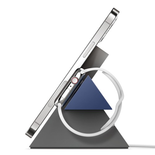 Elago подставка MagSafe Stand MS5 Duo iPhone/Apple Watch Grey/Blue