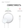 Elago подставка MagSafe Stand MS5 Duo iPhone/Apple Watch Grey/Blue