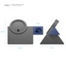 Elago подставка MagSafe Stand MS5 Duo iPhone/Apple Watch Grey/Blue