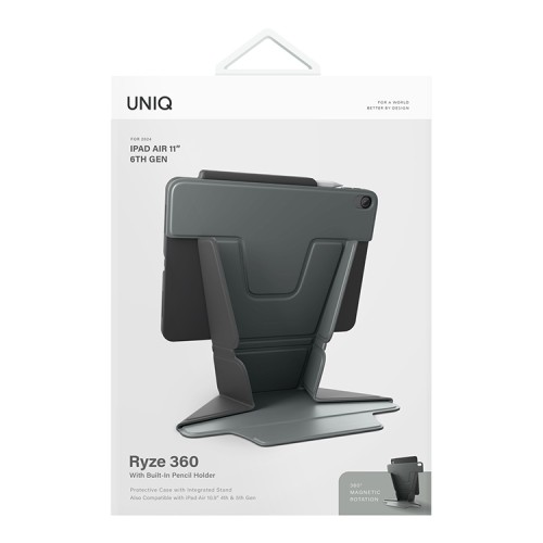 Uniq для iPad Air 11 (2024/25) чехол Ryze 360 Light Lichen Green