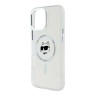 Karl Lagerfeld для iPhone 16 Pro Max чехол PC/TPU NFT Choupette прозрачный (MagSafe)