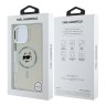 Karl Lagerfeld для iPhone 16 Pro Max чехол PC/TPU NFT Choupette прозрачный (MagSafe)