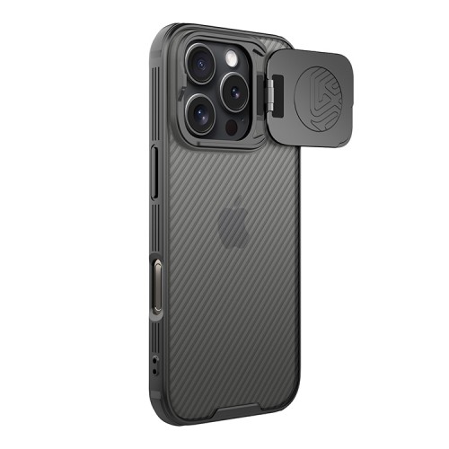 Nillkin для iPhone 16 Pro чехол CamShield ProP Transparent Black