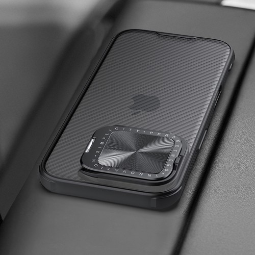 Nillkin для iPhone 16 Pro чехол CamShield ProP Transparent Black