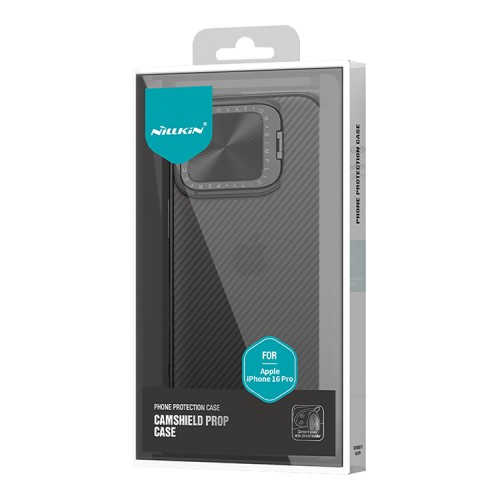 Nillkin для iPhone 16 Pro чехол CamShield ProP Transparent Black