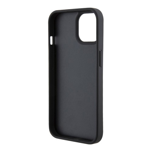 (уценка) Karl Lagerfeld для iPhone 15 чехол Cardslot PU Saffiano RSG 3D rubber logo