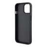 (уценка) Karl Lagerfeld для iPhone 15 чехол Cardslot PU Saffiano RSG 3D rubber logo