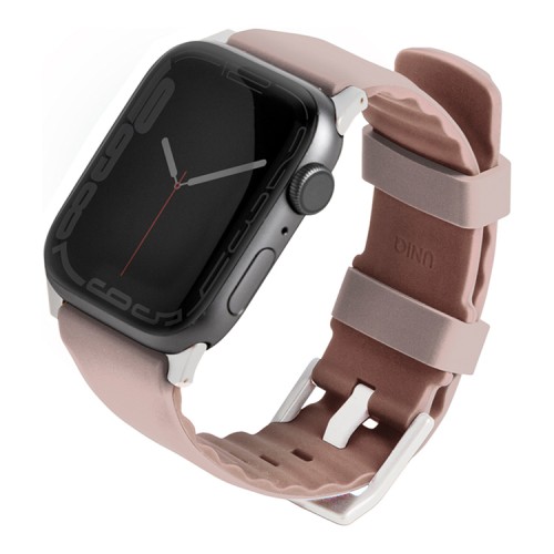 (Уценка) Ремешок Uniq Linus Airosoft silicone для Apple Watch  42-41-40 мм, розовый