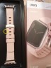 (Уценка) Ремешок Uniq Linus Airosoft silicone для Apple Watch  42-41-40 мм, розовый