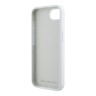 Karl Lagerfeld для iPhone 16e чехол Liquid silicone Signature Metal logo Hard White