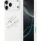 Karl Lagerfeld для iPhone 17 Pro чехол Liquid Silicone Initials Metal Logo & Camera Hard White