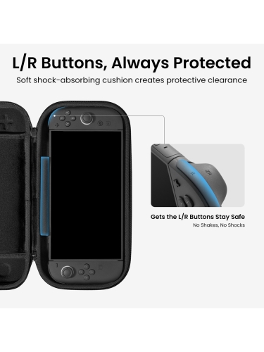 Tomtoc Gaming для Nintendo Switch 2 чехол FancyCase-G05 Slim Case Ocean Blue