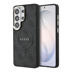 Guess для Galaxy S26 Ultra чехол PU 4G Classic metal logo &amp;Camera Hard Black (MagSafe)