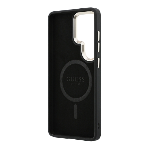 Guess для Galaxy S26 Ultra чехол PU 4G Classic metal logo &Camera Hard Black (MagSafe)
