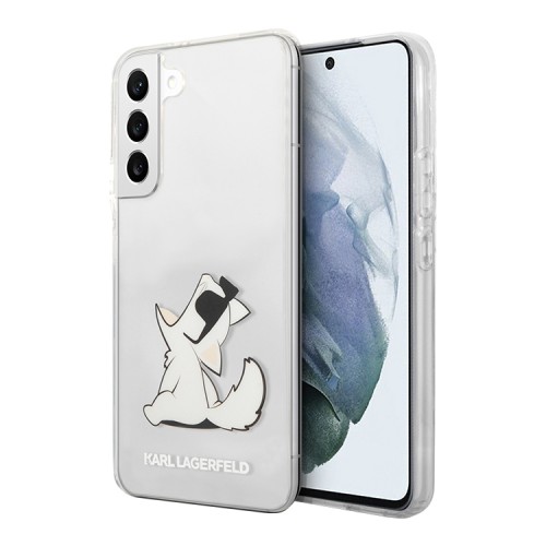 Чехол Karl Lagerfeld Choupette Fun Hard для Galaxy S22 Plus, прозрачный