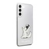 Чехол Karl Lagerfeld Choupette Fun Hard для Galaxy S22 Plus, прозрачный