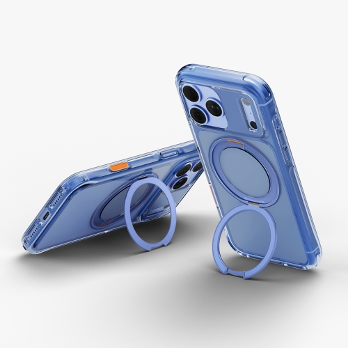 Uniq для iPhone 18 Pro Max/17 Pro Max чехол Swivix with 360-Rotating stand Polar Blue (Magsafe)
