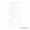 Чехол Karl Lagerfeld Fun Choupette для iPhone XR, прозрачный