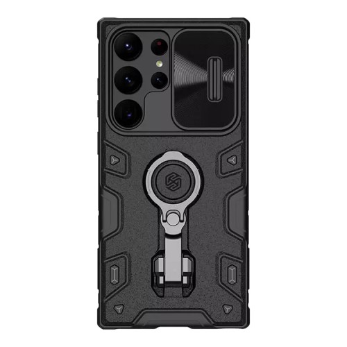 Противоударный чехол Nillkin CamShield Armor Pro для Galaxy S23 Ultra, черный
