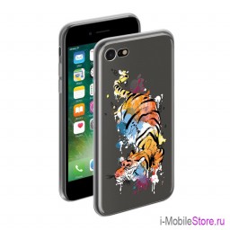 Чехол Deppa Gel Art Animal для iPhone 7/8/SE 2020, Тигр Чехол Deppa Gel Art Animal для iPhone 7/8/SE 2020, Тигр