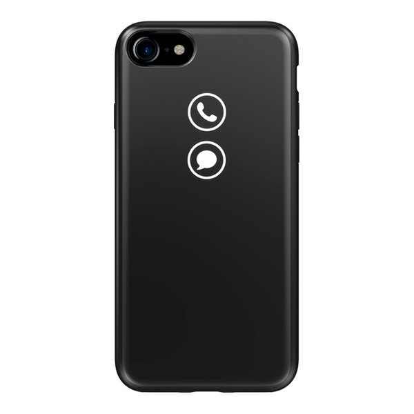 Чехол Lunecase Classic для iPhone 7/8/SE 2020, черный