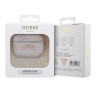 Чехол Guess PU leather 4G with metal logo and Charm для Airpods Pro, розовый