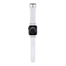 Karl Lagerfeld для Apple Watch 45/44/42 mm ремешок 3D Rubber NFT Karl head White