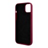 Hello Kitty для iPhone 15 чехол Liquid silicone Dreaming Kitty Hard Red