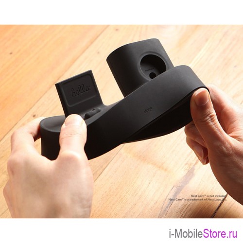 Подставка Elago Charging Hub 3 in 1 для устройств Apple, чёрная