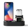 Подставка Elago Charging Hub 3 in 1 для устройств Apple, чёрная