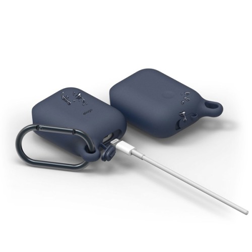 Чехол Elago Waterproof Hang case для AirPods 1/2, синий