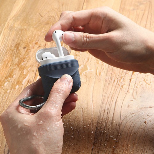 Чехол Elago Waterproof Hang case для AirPods 1/2, синий
