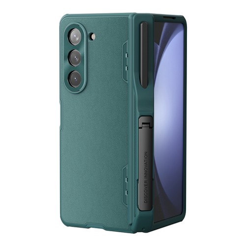 Nillkin для Samsung Galaxy Z Fold 5 5G чехол CamShield Fold PU Leather (Pen holder) Green