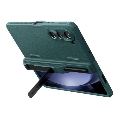 Nillkin для Samsung Galaxy Z Fold 5 5G чехол CamShield Fold PU Leather (Pen holder) Green
