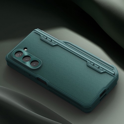 Nillkin для Samsung Galaxy Z Fold 5 5G чехол CamShield Fold PU Leather (Pen holder) Green