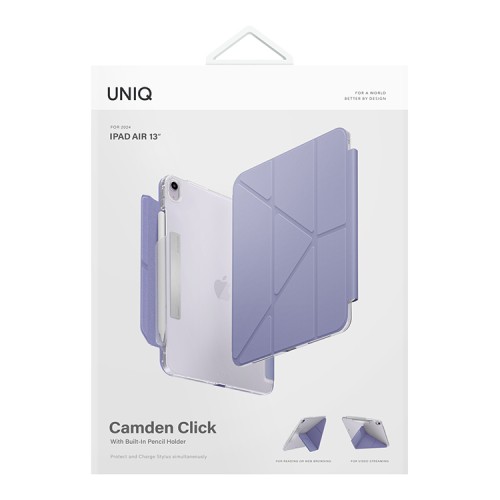 Uniq для iPad Air 13 (2024/25) чехол Camden Click Light Violet