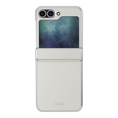Uniq чехол для Galaxy Z Flip 6 ORA Premium leatherette Cream