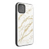 Чехол Guess Double Layer Marble Tempered glass для iPhone 11 Pro, белый