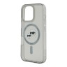 Karl Lagerfeld для iPhone 16 Pro Max чехол PC/TPU NFT Karl&Choupette Black (MagSafe)