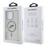 Karl Lagerfeld для iPhone 16 Pro Max чехол PC/TPU NFT Karl&Choupette Black (MagSafe)