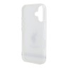 U.S. Polo для iPhone 16 чехол PC/TPU Double Horse logo Tricolor stripes Transparent