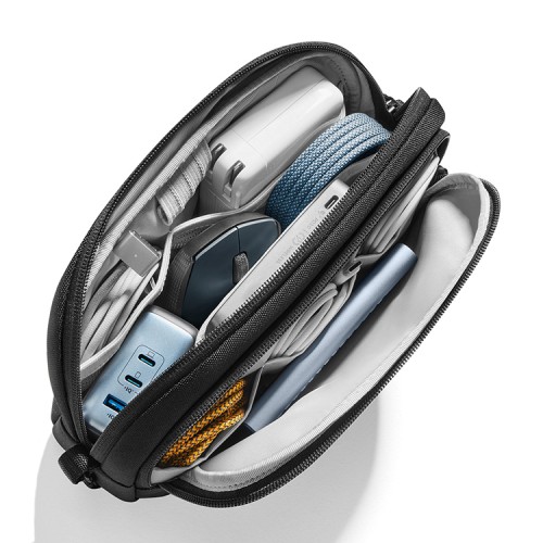 Tomtoc Travel сумка для аксессуаров Light-T12 Electronic Accessory Pouch M 1.8L Black