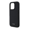 TUMI для iPhone 16 Pro Max чехол Genuine Leather Ballistic Hard Black (MagSafe)