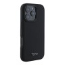 TUMI для iPhone 16 Pro Max чехол Genuine Leather Ballistic Hard Black (MagSafe)