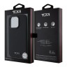 TUMI для iPhone 16 Pro Max чехол Genuine Leather Ballistic Hard Black (MagSafe)