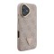 Guess для iPhone 16 чехол PU 4G Triangle metal logo and Camera Stand Hard Pink (MagSafe)